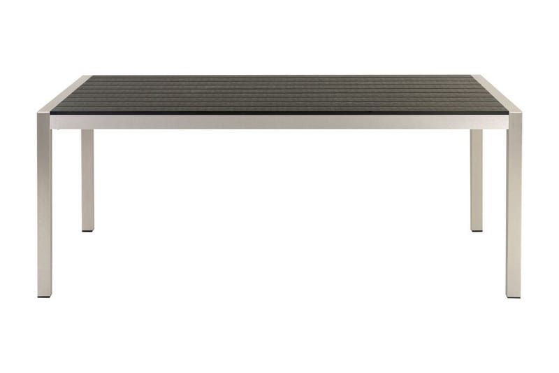 Pereta Matbord Utomhus 180x90 cm - Svart/Silver - Utemöbler - Utebord & trädgårdsbord - Matbord utomhus