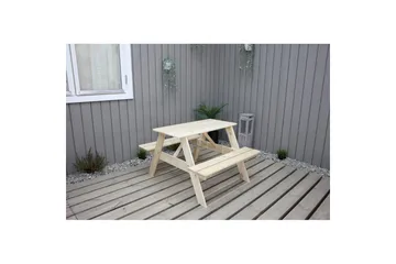 Picknickbord Mini Rasta för Barn - Naturfärgad - Utemöbler - Utebord & trädgårdsbord - Picknickbord & bänkbord
