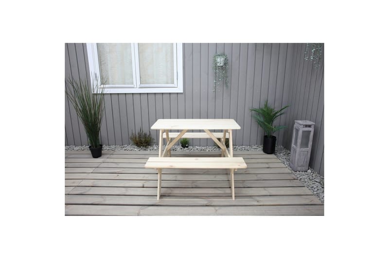 Picknickbord Mini Rasta för Barn - Naturfärgad - Utemöbler - Utebord & trädgårdsbord - Picknickbord & bänkbord
