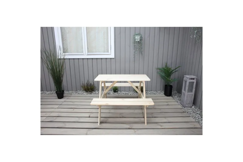 Picknickbord Mini Rasta för Barn - Naturfärgad - Utemöbler - Utebord & trädgårdsbord - Picknickbord & bänkbord