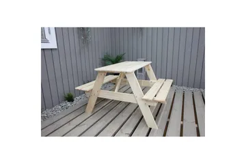 Picknickbord Mini Rasta för Barn - Naturfärgad - Utemöbler - Utebord & trädgårdsbord - Picknickbord & bänkbord