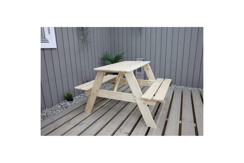 Picknickbord Mini Rasta för Barn - Naturfärgad - Utemöbler - Utebord & trädgårdsbord - Picknickbord & bänkbord