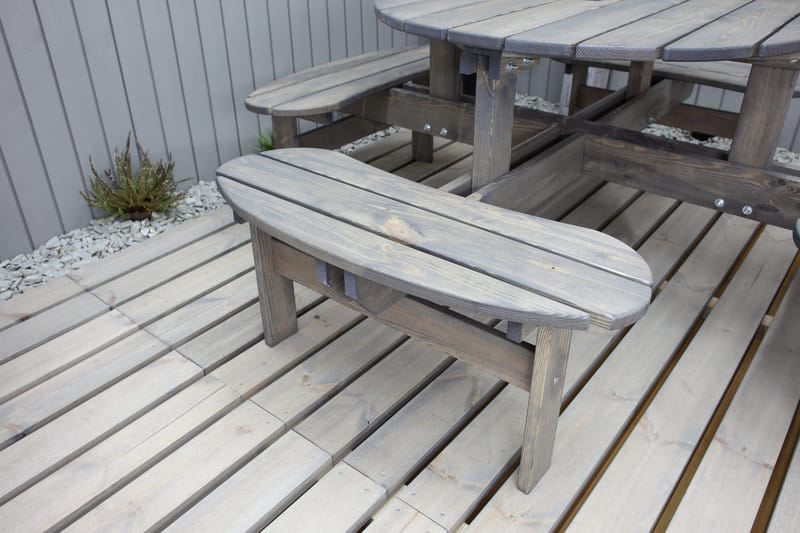 Frankfurt picknikbord - brun - Utemöbler - Utebord & trädgårdsbord - Picknickbord & bänkbord