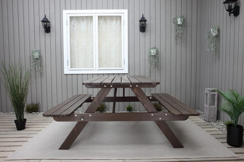 Nancie Picknickbord 150 cm - Brun - Picknickbord & bänkbord