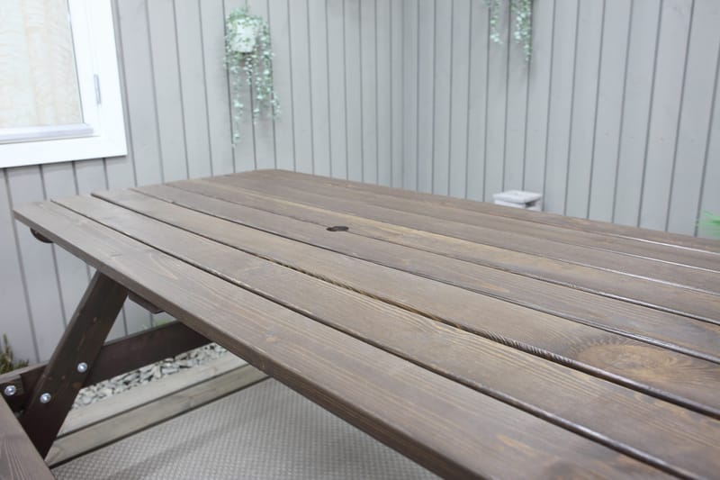 Nancie Picknickbord 150 cm - Brun - Utemöbler - Utebord & trädgårdsbord - Picknickbord & bänkbord