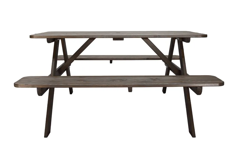 Nancie Picknickbord 150 cm - Brun - Utemöbler - Utebord & trädgårdsbord - Picknickbord & bänkbord