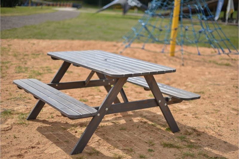 Nancie Picknickbord 158 cm - Grå - Utemöbler - Utebord & trädgårdsbord - Picknickbord & bänkbord