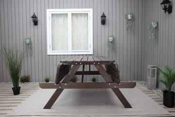 Nancie Picknickbord 150 cm - Brun - Utemöbler - Utebord & trädgårdsbord - Picknickbord & bänkbord
