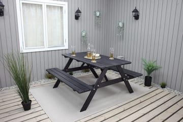 Nancie Picknickbord 158 cm - Kaffesvart - Utemöbler - Utebord & trädgårdsbord - Picknickbord & bänkbord