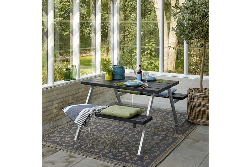 PLUS Alpha Bänkset 118 cm - Utemöbler - Utebord & trädgårdsbord - Picknickbord & bänkbord