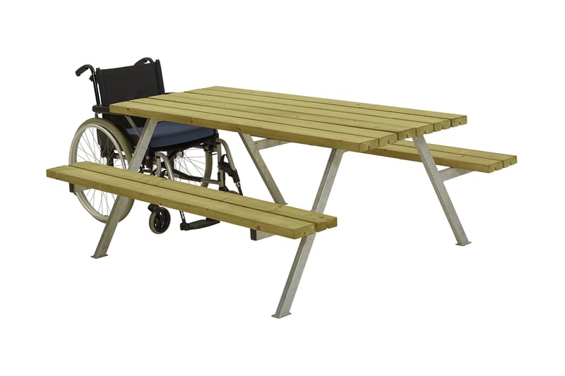 PLUS Alpha Bänkset 177 cm Tryckimpregnerat - Utemöbler - Utebord & trädgårdsbord - Picknickbord & bänkbord