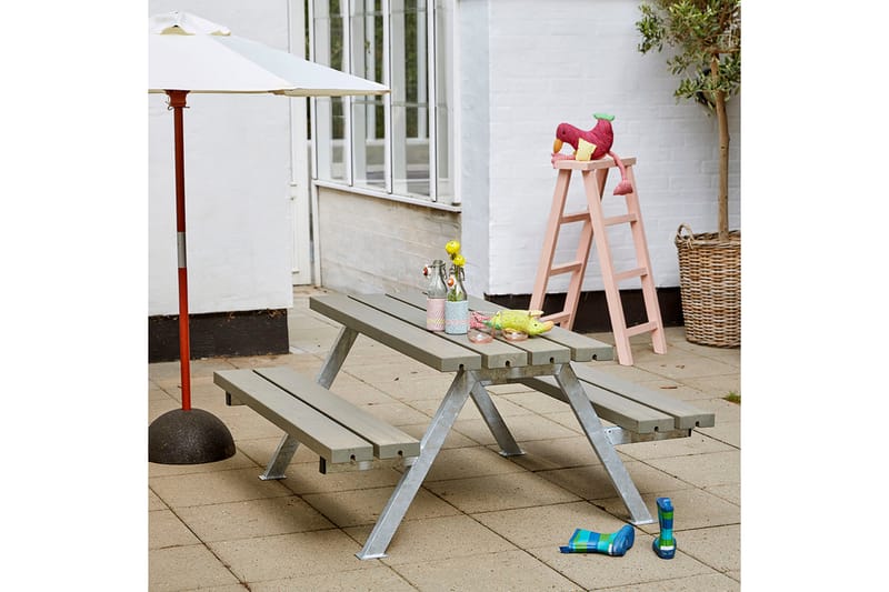 PLUS Alpha Junior Bänkset 118 cm - Utemöbler - Utebord & trädgårdsbord - Picknickbord & bänkbord