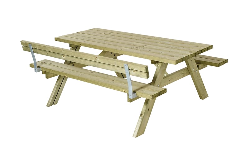 PLUS Bänkset med 1 Ryggstöd - Picknickbord & bänkbord