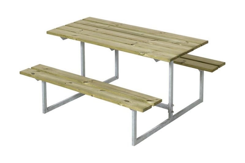 PLUS Basic Bänkset för Barn - Beige - Utemöbler - Utebord & trädgårdsbord - Picknickbord & bänkbord