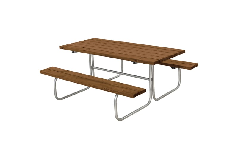 PLUS Classic Bänkset 177 cm Grundmålad Teak - Picknickbord & bänkbord