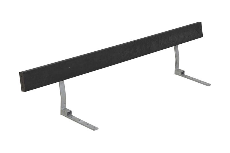 PLUS Ryggstöd till Bänkset 177 cm Sort - Utemöbler - Utesoffa - Trädgårdsbänk & utebänk
