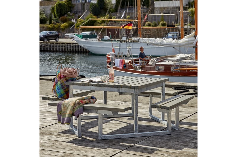 PLUS Twist Bänkset 204 cm - Utemöbler - Utebord & trädgårdsbord - Picknickbord & bänkbord