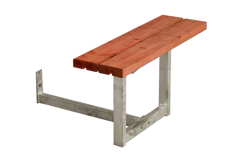 PLUS Påbygning till Basic Bänkset 77 cm Grundmålad Teak - Picknickbord & bänkbord