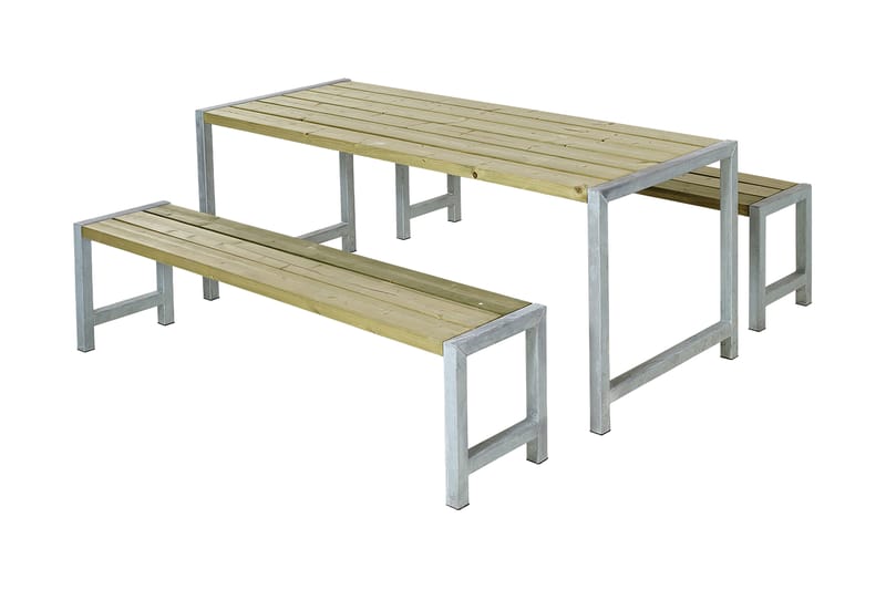 PLUS Plankset 186 cm Tryckimpregnerat - Utemöbler - Utebord & trädgårdsbord - Picknickbord & bänkbord