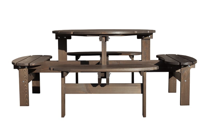 Rogolo Picknickbord 199 cm - Brun - Picknickbord & bänkbord