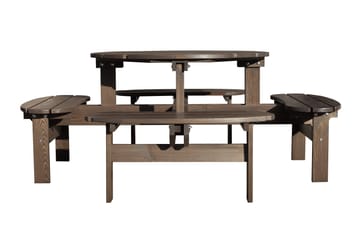 Rogolo Picknickbord 199 cm - Brun - Utemöbler - Utebord & trädgårdsbord - Picknickbord & bänkbord