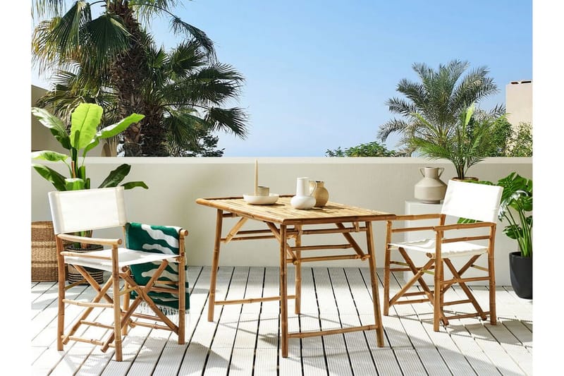 Redding Matbord Utomhus 120x69 cm - Ljusbrun - Utemöbler - Utebord & trädgårdsbord - Matbord utomhus