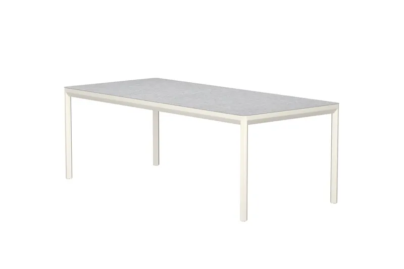 Rektangulärt Matbord Lino 220 cm Utomhus - Beige - Utemöbler - Utebord & trädgårdsbord - Matbord utomhus