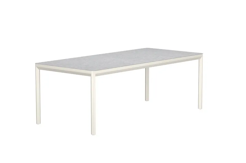 Rektangulärt Matbord Lino 220 cm Utomhus - Beige - Utemöbler - Utebord & trädgårdsbord - Matbord utomhus