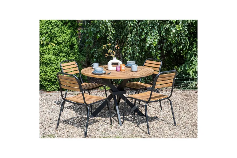 Runt bord Lissone - Utemöbler - Utebord & trädgårdsbord - Matbord utomhus