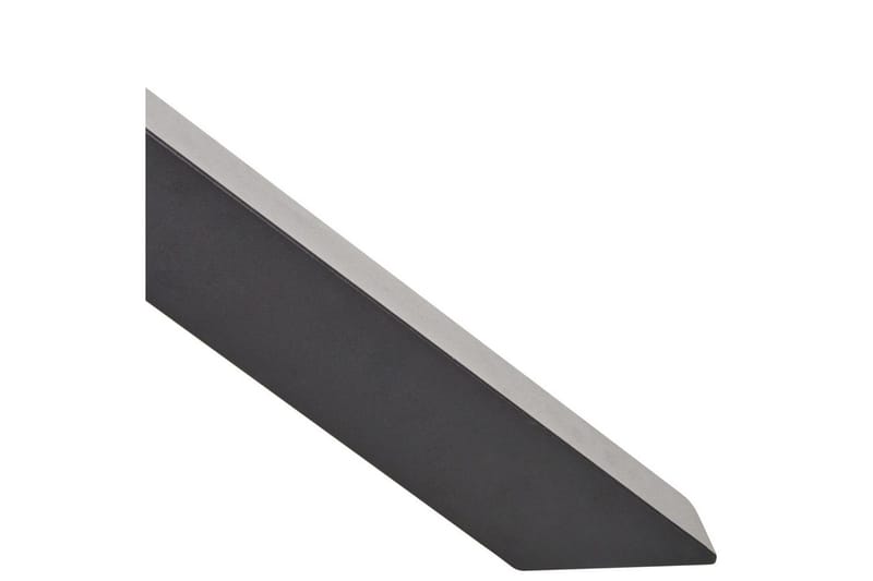 Runt bord Maletto - Svart, genomskinlig - Utemöbler - Utebord & trädgårdsbord - Matbord utomhus