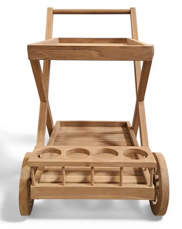 Saltö serveringsvagn  – Massiv teak | Elegant och hållbar utomhusstol - Utemöbler - Utebord & trädgårdsbord - Barbord utomhus