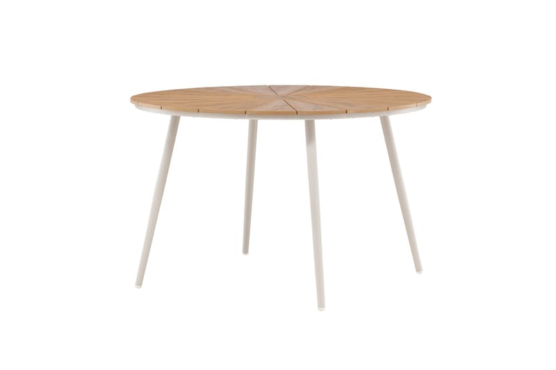 San Vito Matbord Utomhus 120 cm - Beige - Utemöbler - Utebord & trädgårdsbord - Matbord utomhus