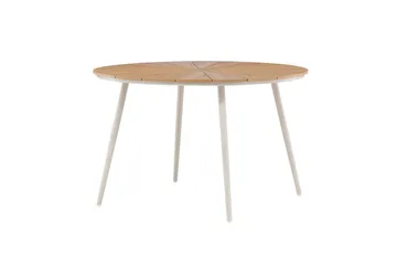 San Vito Matbord Utomhus 120 cm - Beige - Utemöbler - Utebord & trädgårdsbord - Matbord utomhus