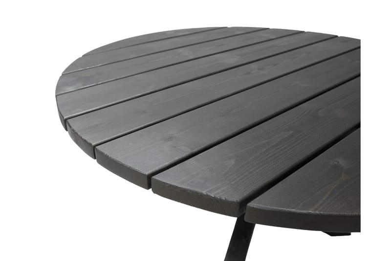 Scottsdale Matbord Runt 112 cm - Kaffesvart - Matbord utomhus