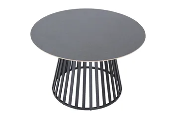 Sensi Runt Matbord utomhus 120 cm i metall - Svart - Utemöbler - Utebord & trädgårdsbord - Matbord utomhus
