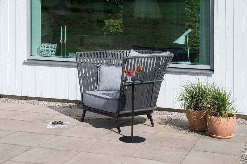 Hillerstorp Jet Set MiniUtebord - Svart - Utemöbler - Utebord & trädgårdsbord - Sidobord utomhus