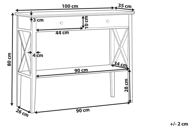 Jahlayah Avlastningsbord Utomhus - Svart - Utemöbler - Utebord & trädgårdsbord - Sidobord utomhus