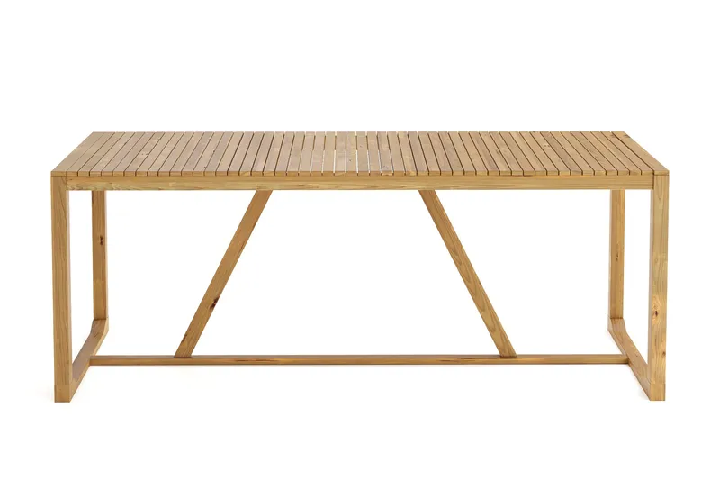 Sofie Matbord Utomhus 90x180 cm - Trä/Natur - Utemöbler - Utebord & trädgårdsbord - Matbord utomhus