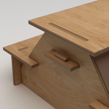 Somira Matbord utomhus 160 cm - naturligt trä - Utemöbler - Utebord & trädgårdsbord - Picknickbord & bänkbord