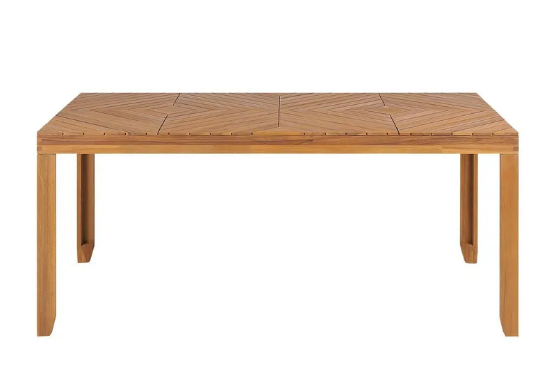 Taviano Matbord Utomhus 90x180 cm - Ljusbrun - Utemöbler - Utebord & trädgårdsbord - Matbord utomhus