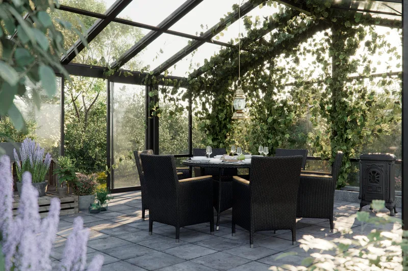 Thor Bord Rund 140 cm - Svart - Utemöbler - Utebord & trädgårdsbord - Matbord utomhus