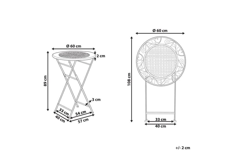 Trädgårdsbarbord Bivio - Utemöbler - Utebord & trädgårdsbord - Barbord utomhus