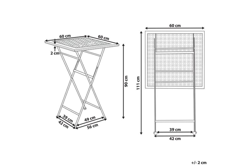 Trädgårdsbarbord  Bormio - Utemöbler - Utebord & trädgårdsbord - Barbord utomhus