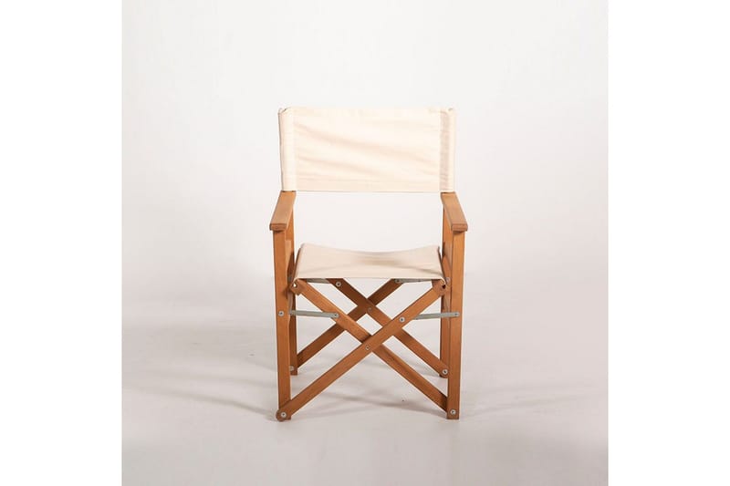 Trädgårdsbord & stolar (3 delar) Rathore Kräm - Cremevit - Utemöbler - Balkong - Balkongmöbler - Balkonggrupp & balkongset