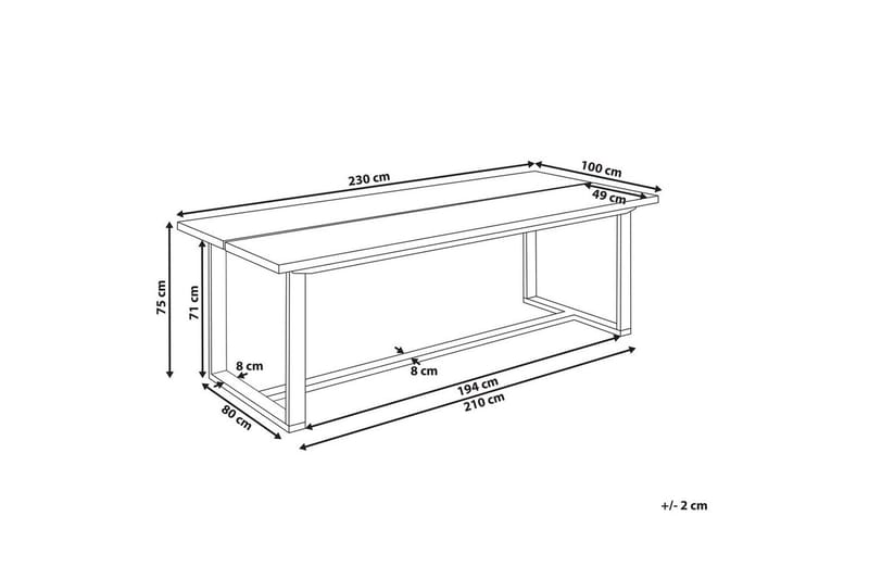 Trädgårdsbord Azzanello - Utemöbler - Utebord & trädgårdsbord - Matbord utomhus