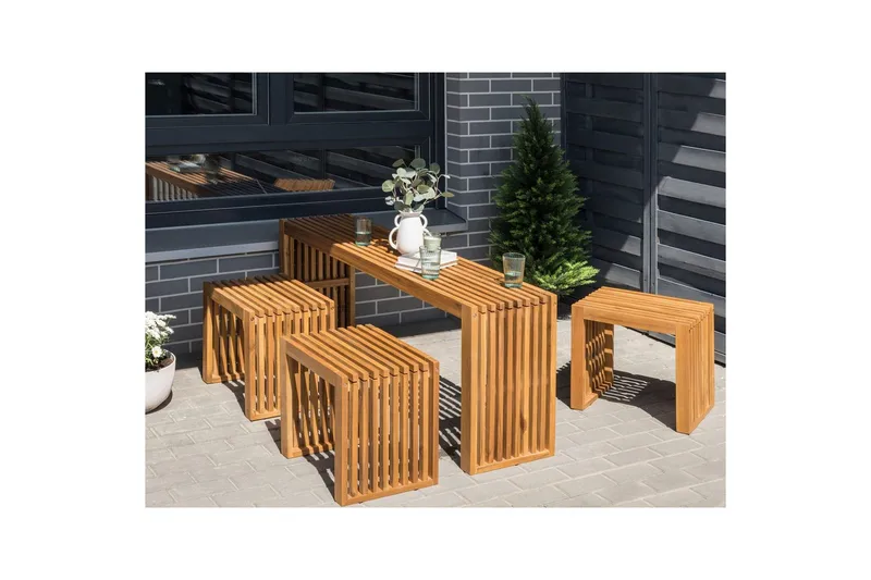 Trädgårdsbord Bellano 150x35x60 cm - 150x35x60 cm - Utemöbler - Utebord & trädgårdsbord - Matbord utomhus