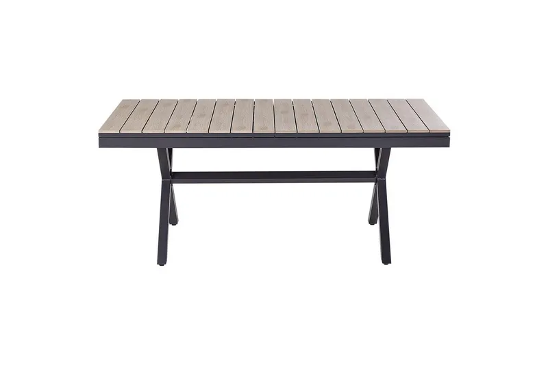 Trädgårdsbord Fanes Ljus trä/grå - Ljus trä/grå - Utemöbler - Utebord & trädgårdsbord - Matbord utomhus