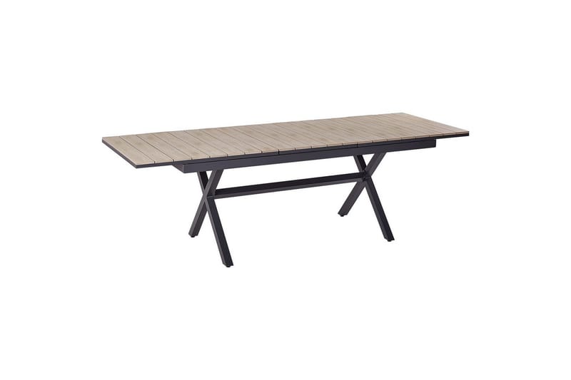 Trädgårdsbord Fanes Ljus trä/grå - Ljus trä/grå - Utemöbler - Utebord & trädgårdsbord - Matbord utomhus