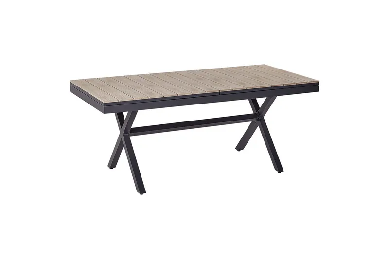 Trädgårdsbord Fanes Ljus trä/grå - Ljus trä/grå - Utemöbler - Utebord & trädgårdsbord - Matbord utomhus