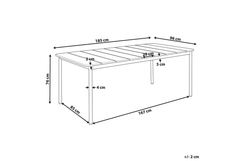 Trädgårdsbord Flavia - Utemöbler - Utebord & trädgårdsbord - Matbord utomhus